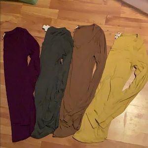 Bundle of 4 long sleeve tops!